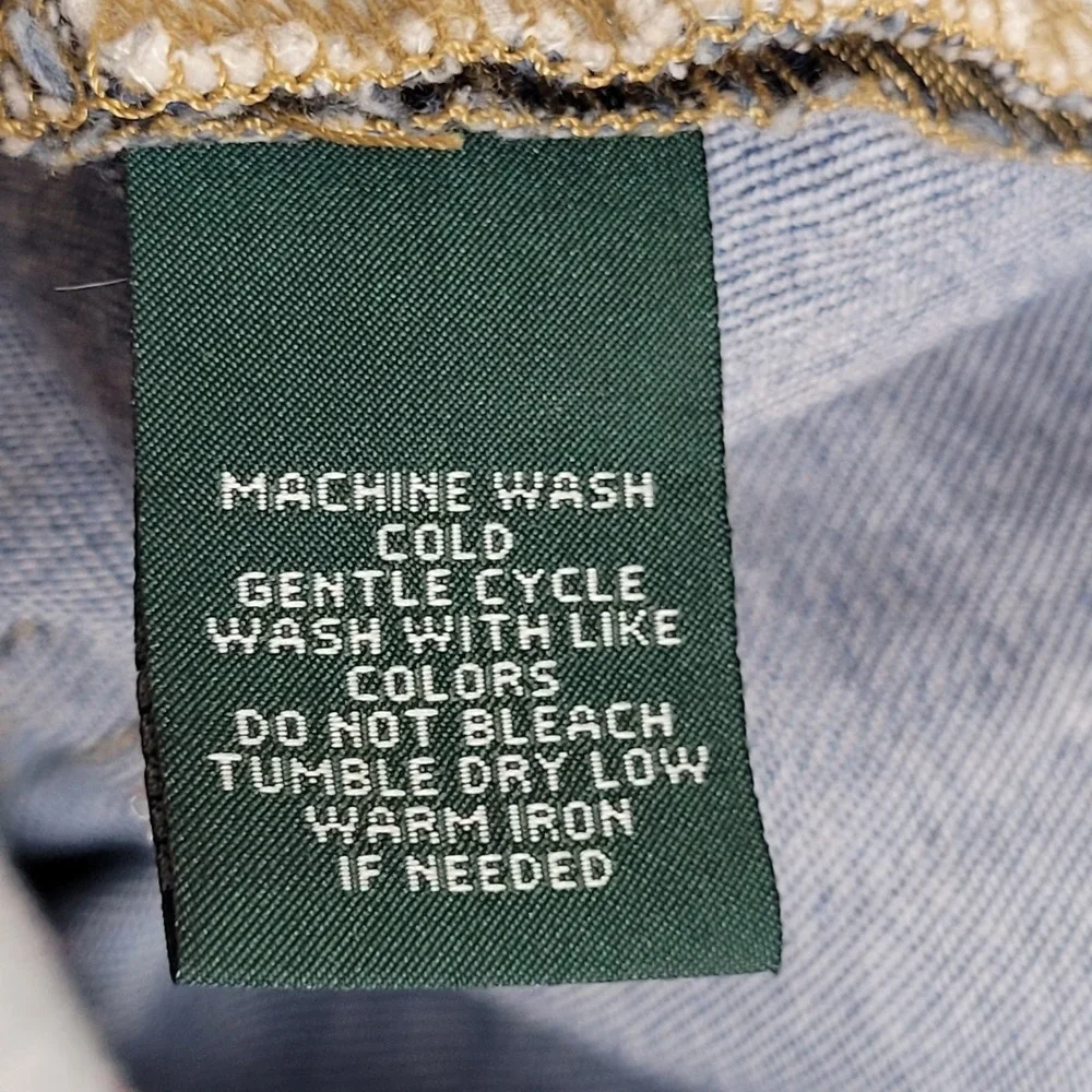 LRL Lauren Jeans Co. Ralph Lauren‎ Womens 4P 30x30 Mid Rise Straight Preppy
